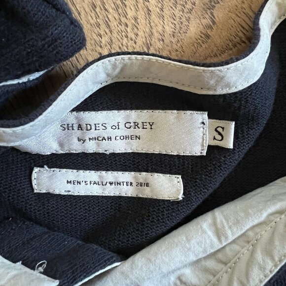 Men's Shades of Grey by Micah Cohen Long Sleeve Shirt Size Small Blue - Picture 3 of 6
